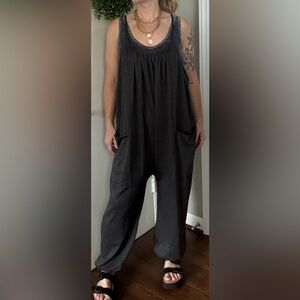 Three Bird Nest Charcoal Jumpsuit